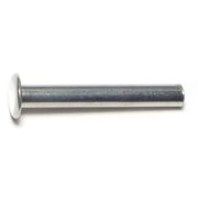 MIDWEST FASTENER 32 (Coarse), 1-1/2" Brl Lg, Aluminum 12 PK 62366